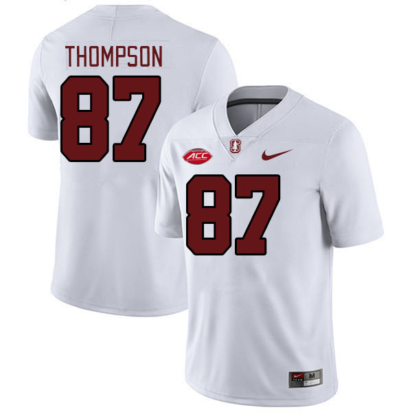 Men #87 Jason Thompson Stanford Cardinal 2024 ACC Conference College Football Jerseys Stitched-White